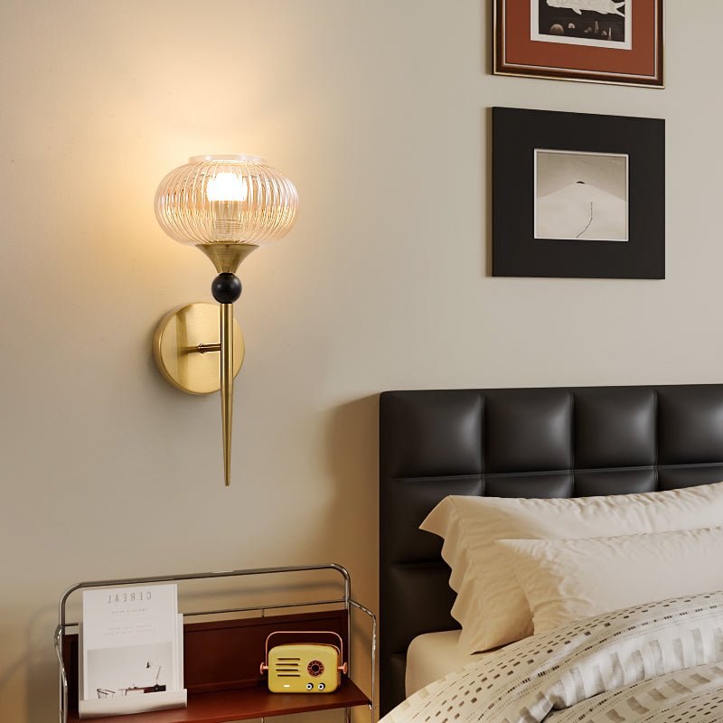 Thyr geribbelde wandlamp