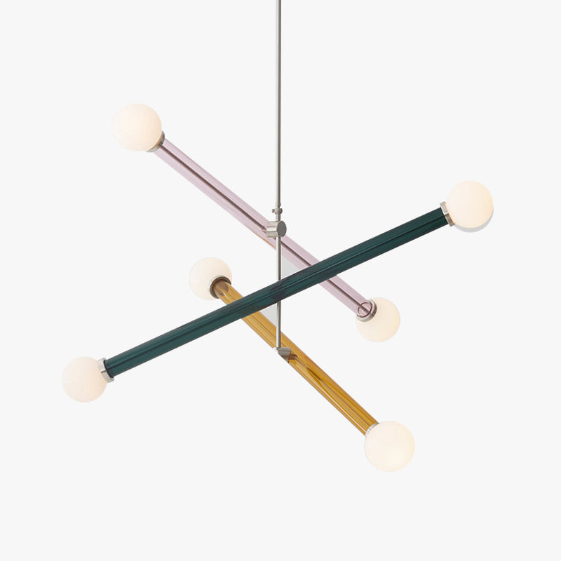 Elio Lineaire Design LED Hanglampen Metaal Glas Kinderkamer Woonkamer
