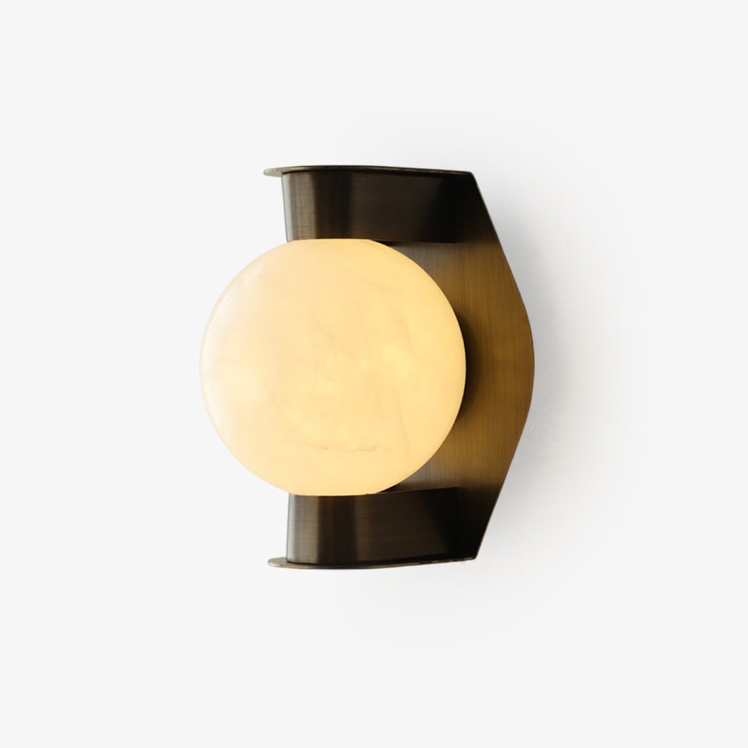 Caldrien Albast bol albasten wandlamp