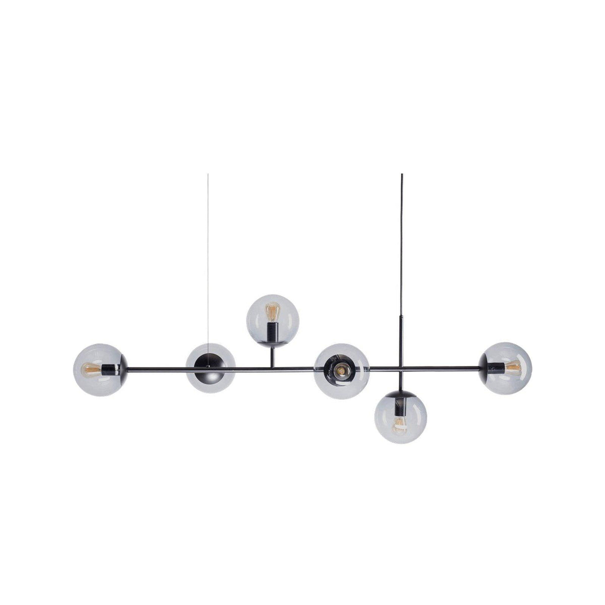 Yorvin hanglamp orb messing glas voor woonkamer