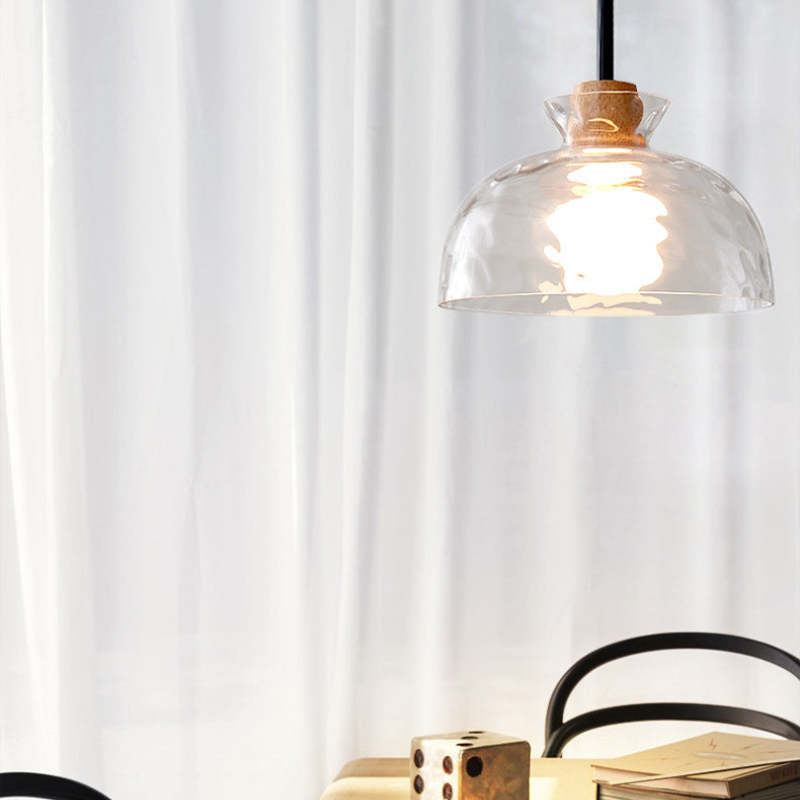 Levy  Moderne Hanglampen Helder Metaal Glas Slaapkamer Woonkamer