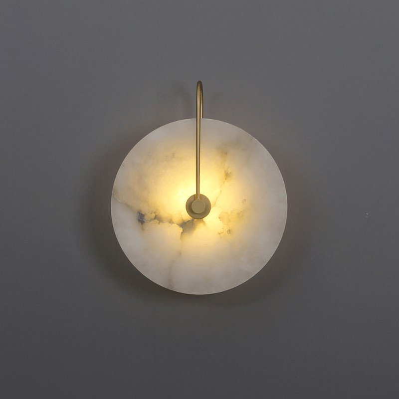 Albeenne albast bollen wandlamp