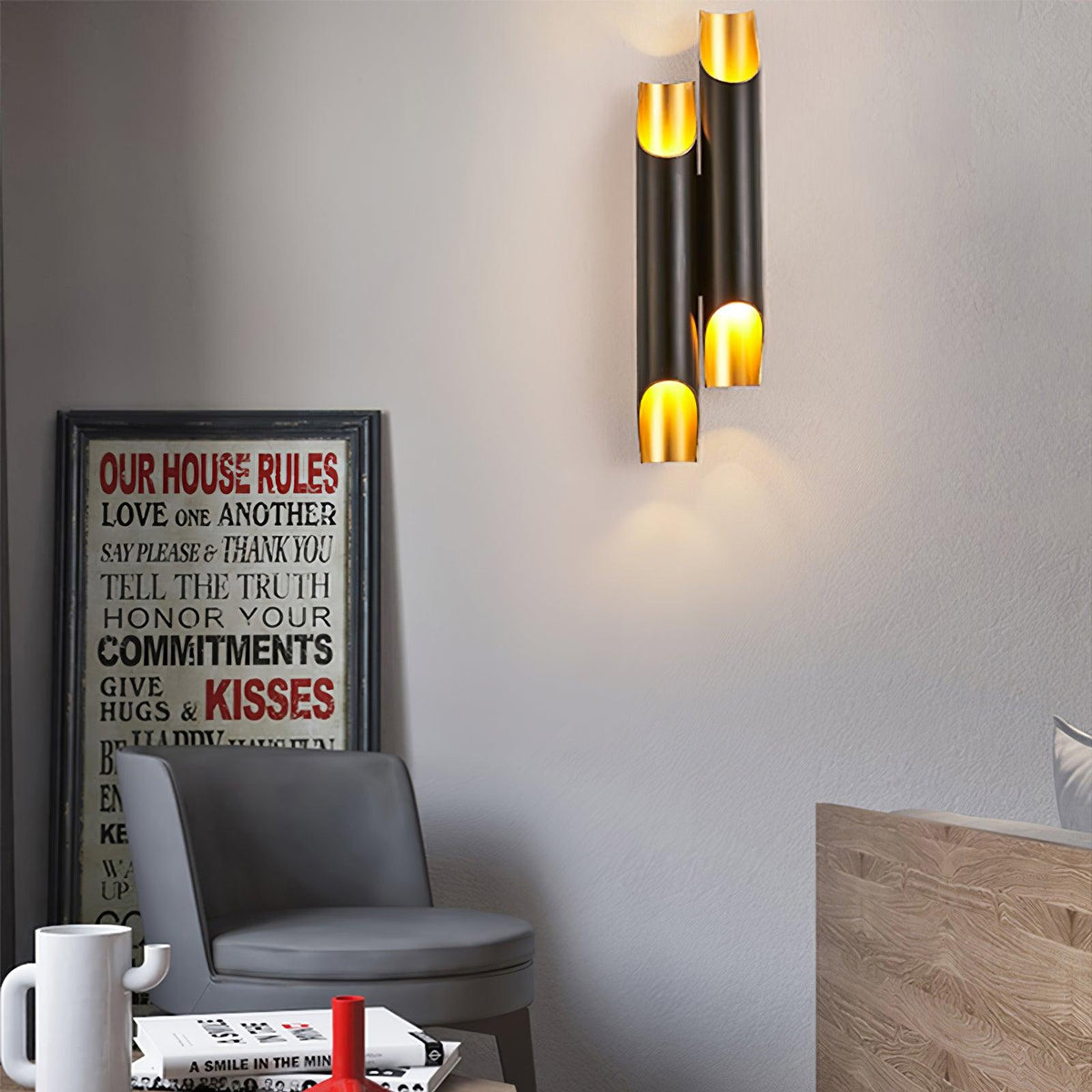 Elaalette wandlamp
