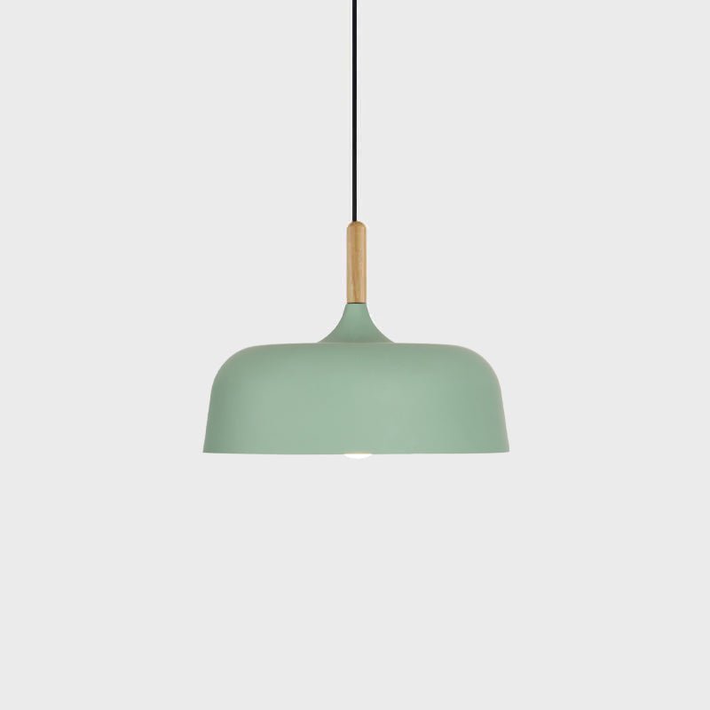Sylivenne hanglamp witte kap houten accenten