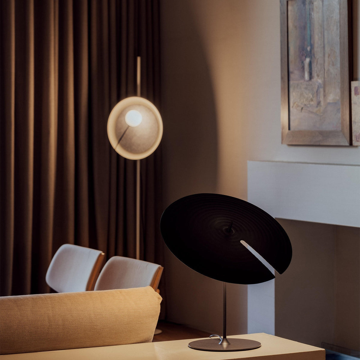 Acoustic vloerlamp