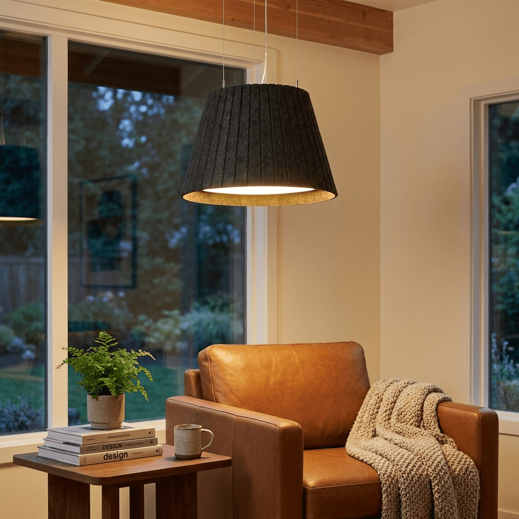 Akoestische Hanglamp