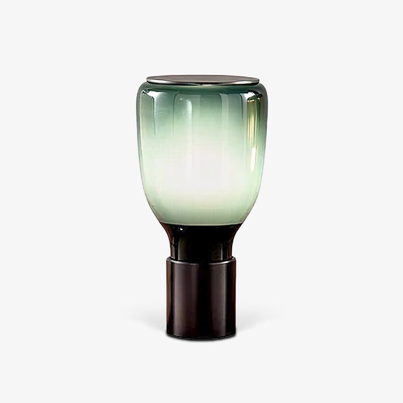 Vathayra tafellamp met groen glas