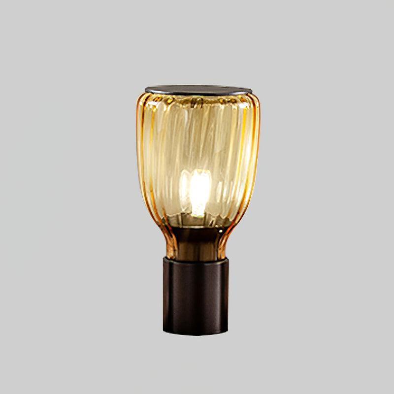 Vathayra tafellamp met groen glas