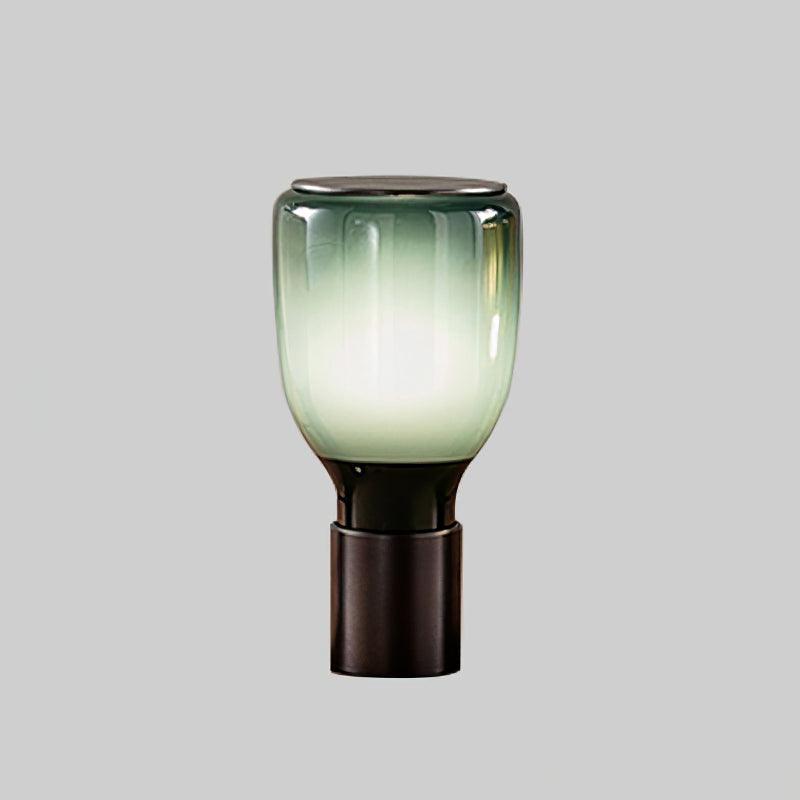 Vathayra tafellamp met groen glas