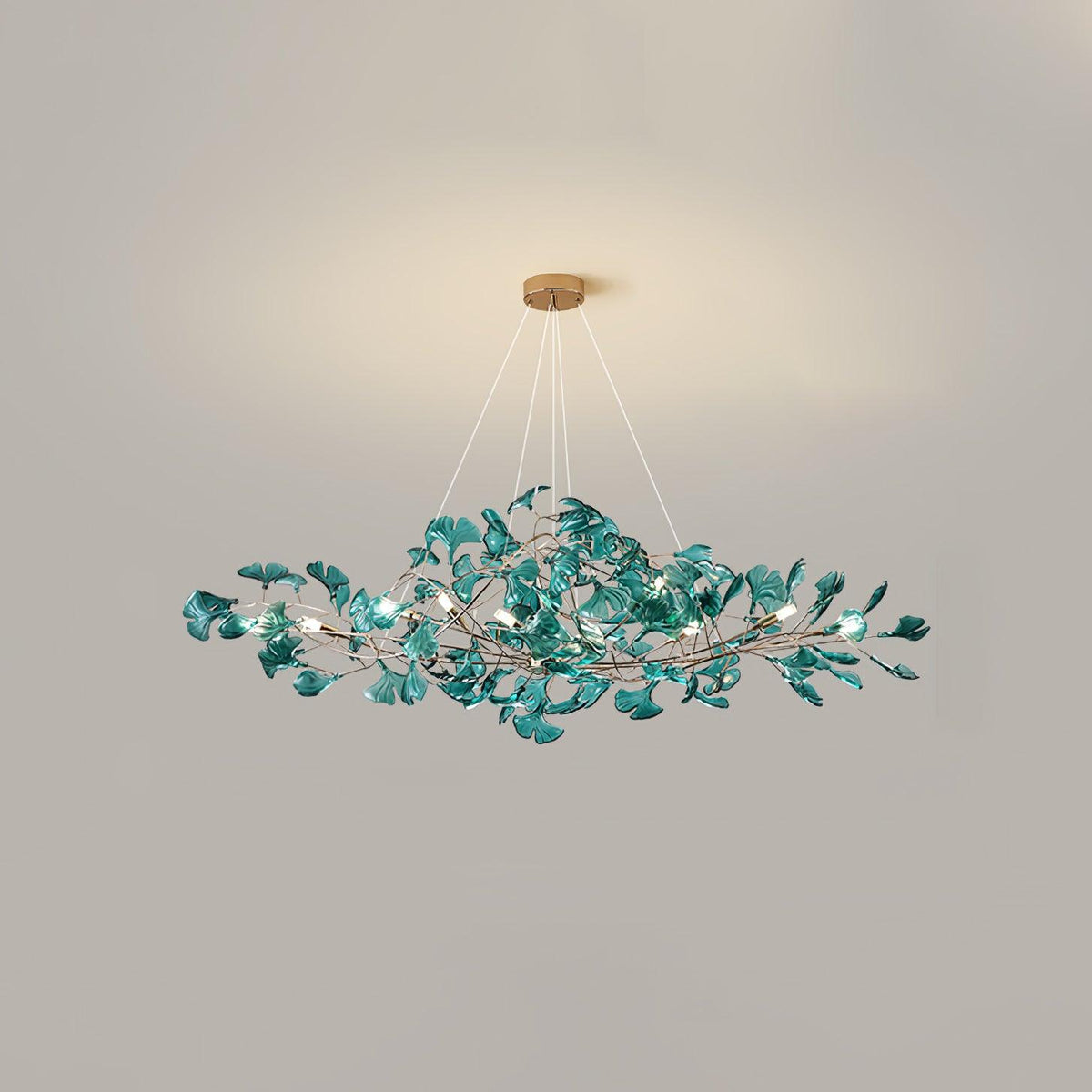 Ralenis luxe Ginkgo Leaf kroonluchter