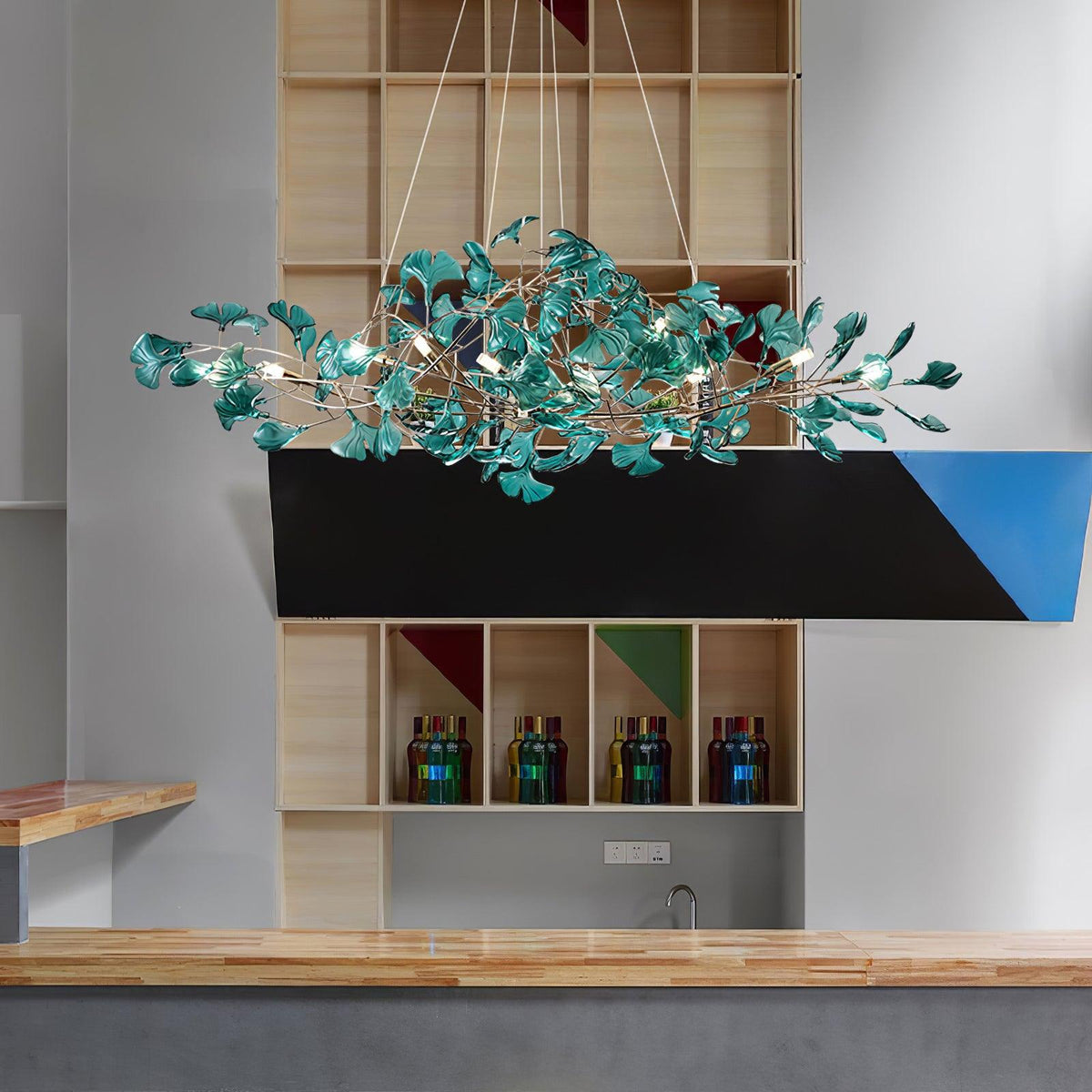 Ralenis luxe Ginkgo Leaf kroonluchter