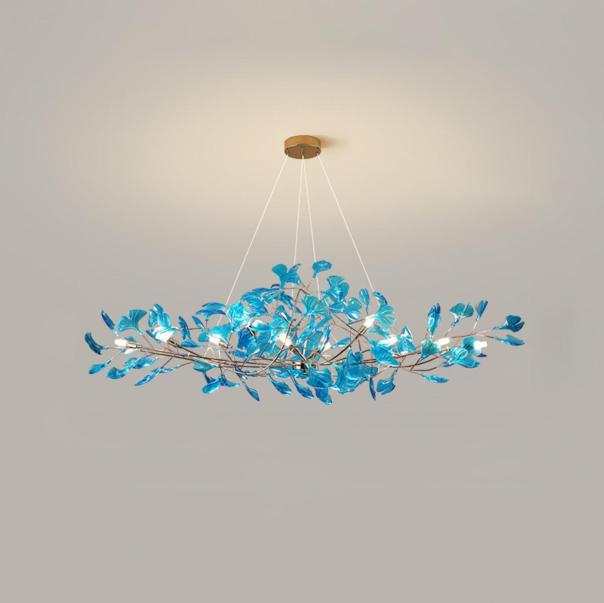 Ralenis luxe Ginkgo Leaf kroonluchter