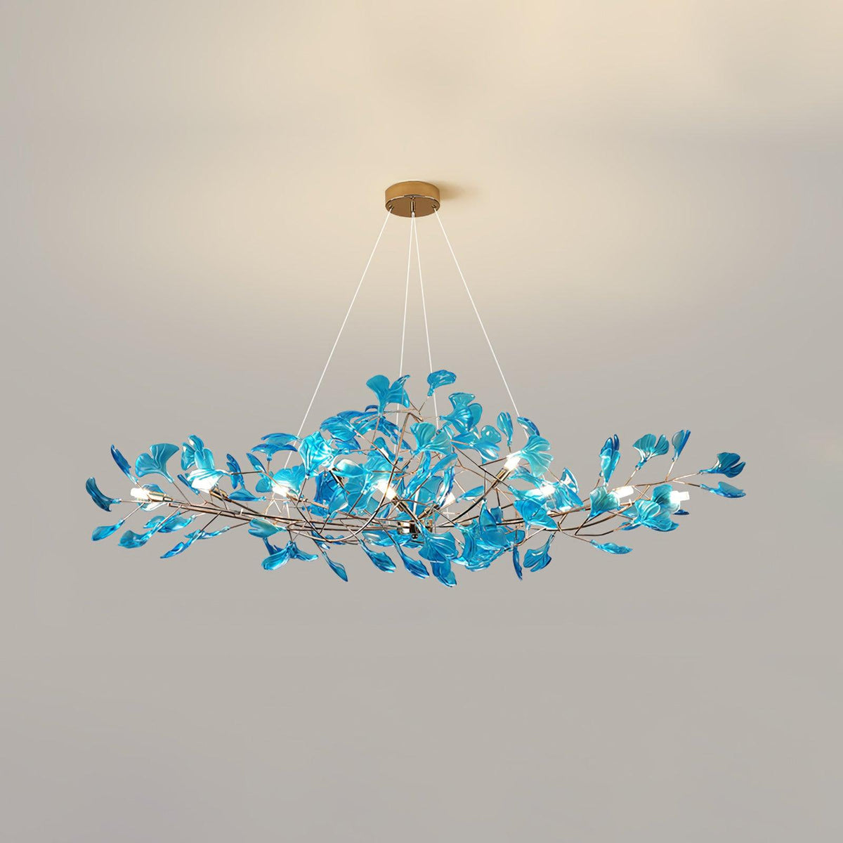 Ralenis luxe Ginkgo Leaf kroonluchter