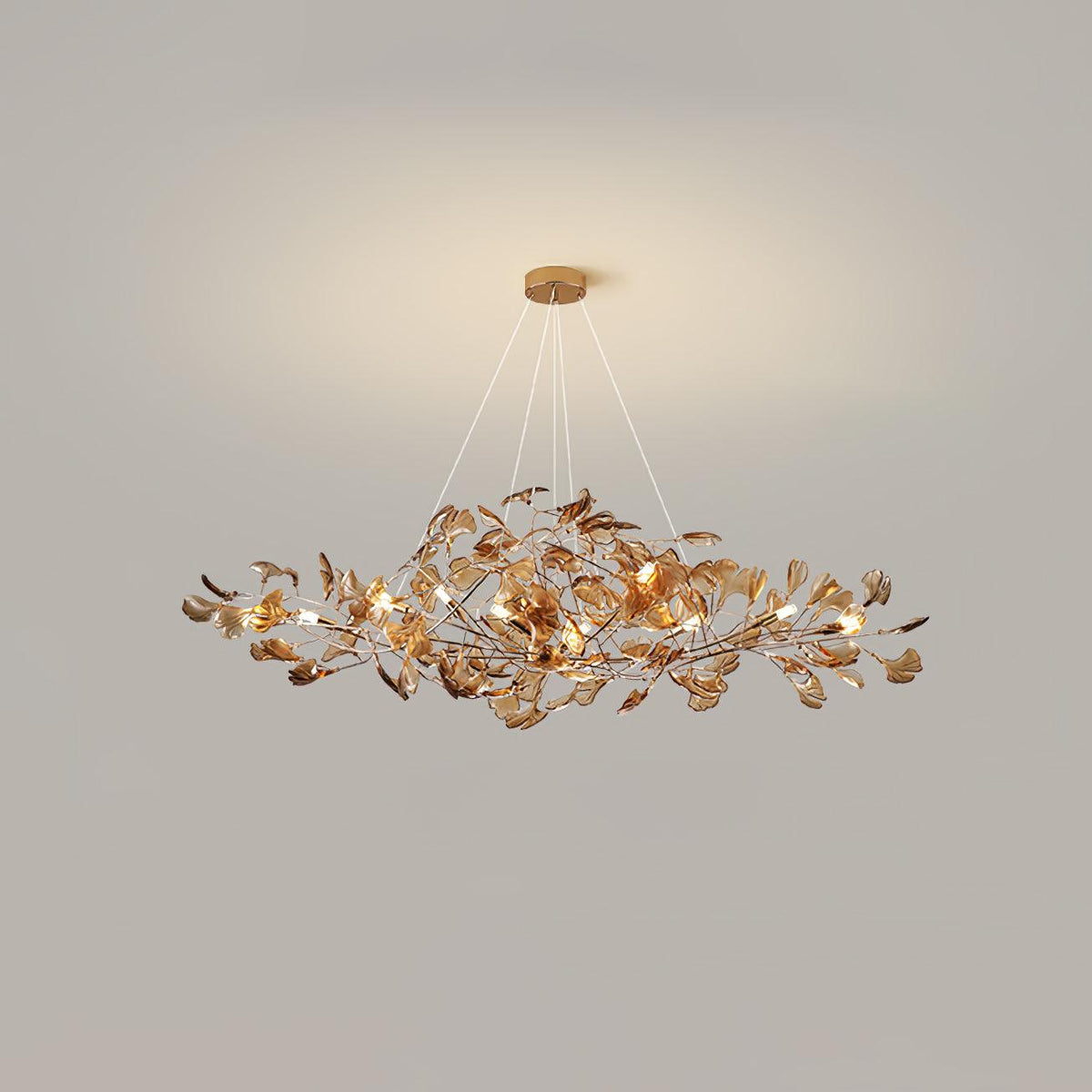 Ralenis luxe Ginkgo Leaf kroonluchter