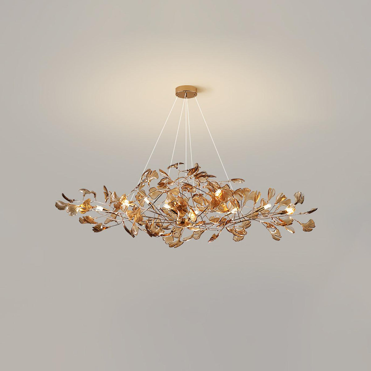 Ralenis luxe Ginkgo Leaf kroonluchter