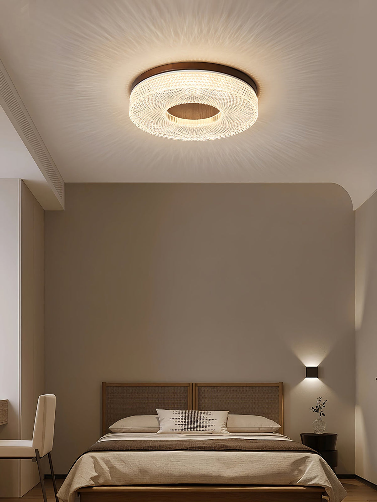 Nirinelle plafondlamp met acrylring, modern minimalistisch