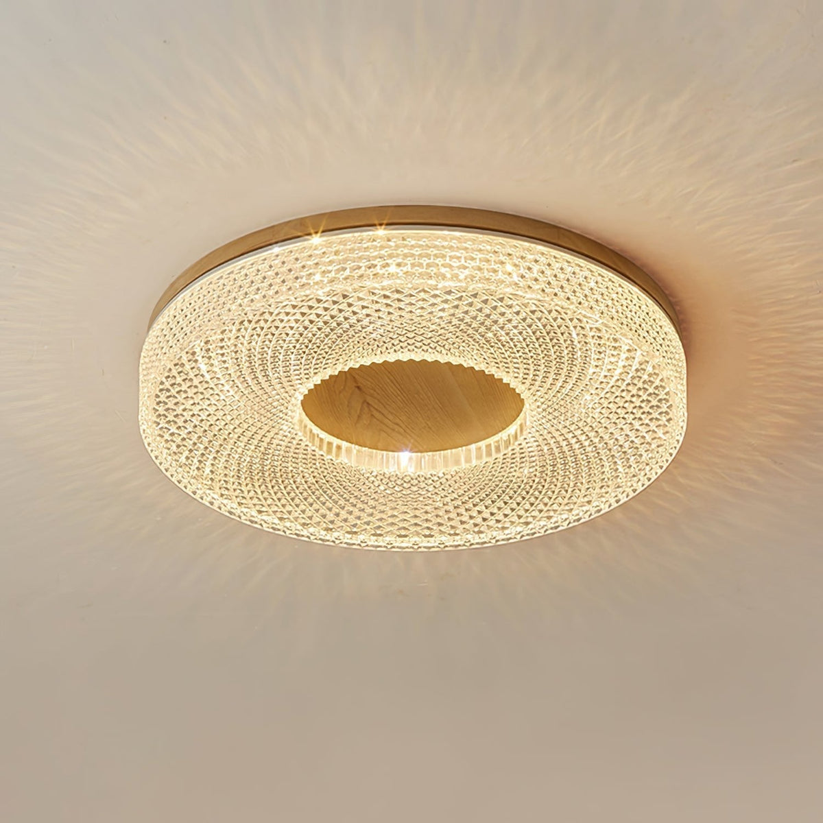 Nirinelle plafondlamp met acrylring, modern minimalistisch