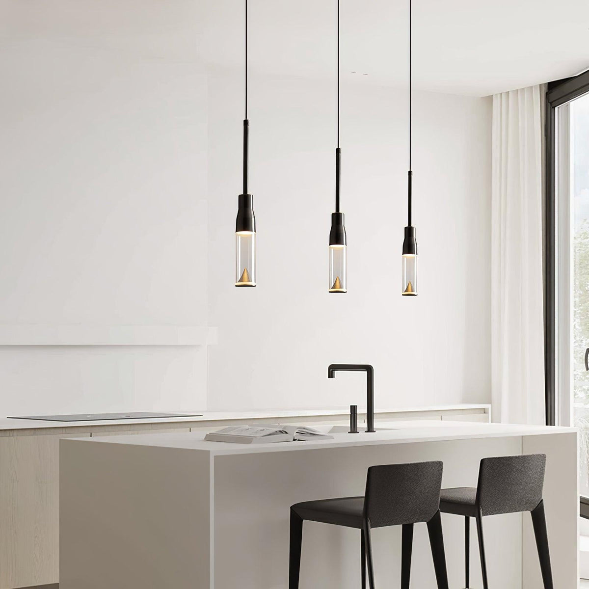 Lominex hanglamp Acrylplaat Chroom Modern