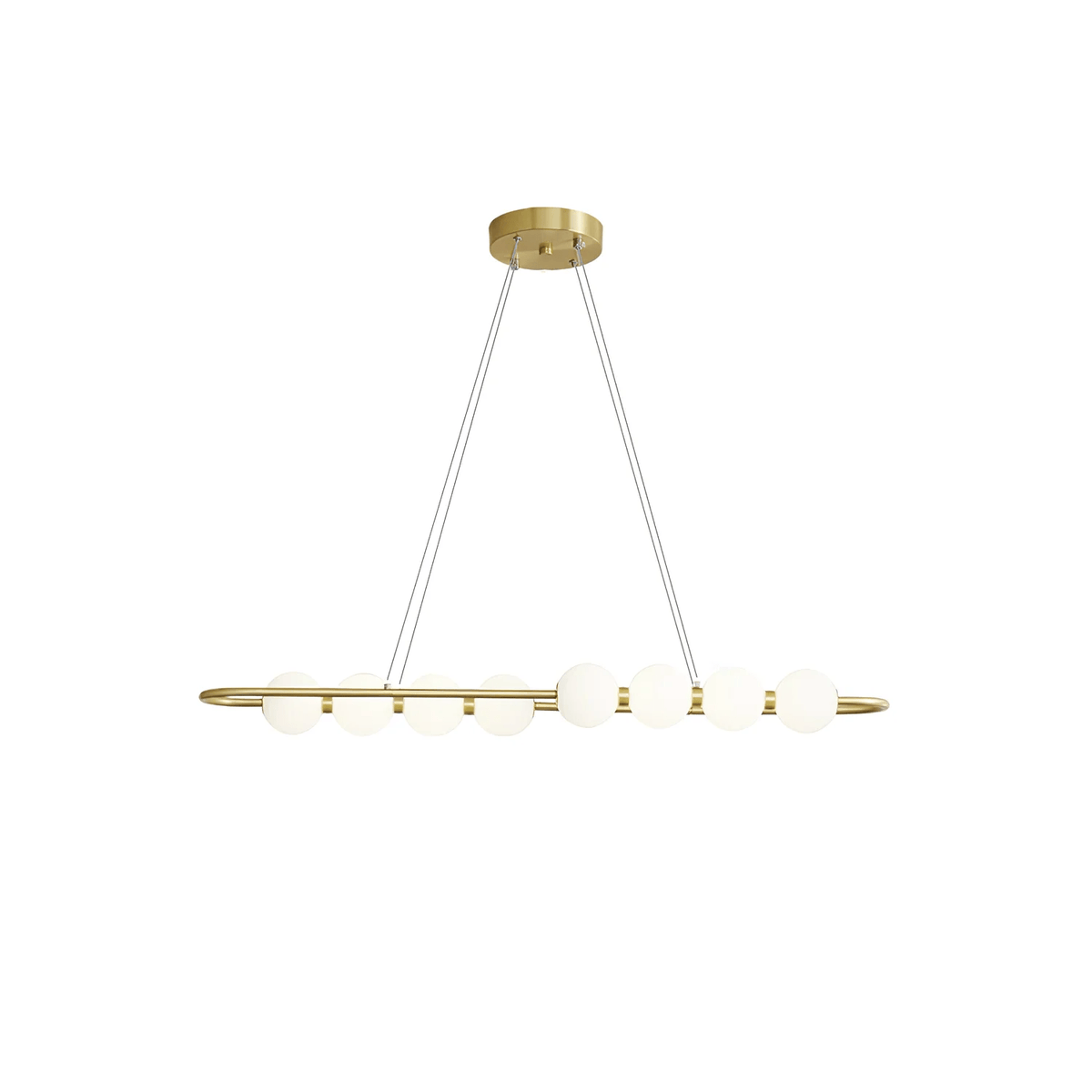 Hevrin elegantie Art Pearls Plastic Kroonluchter
