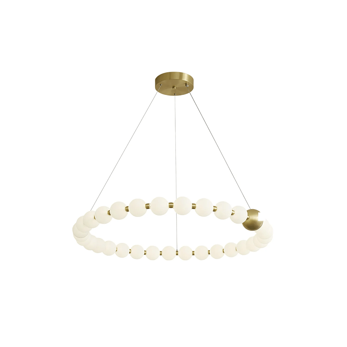 Hevrin elegantie Art Pearls Plastic Kroonluchter