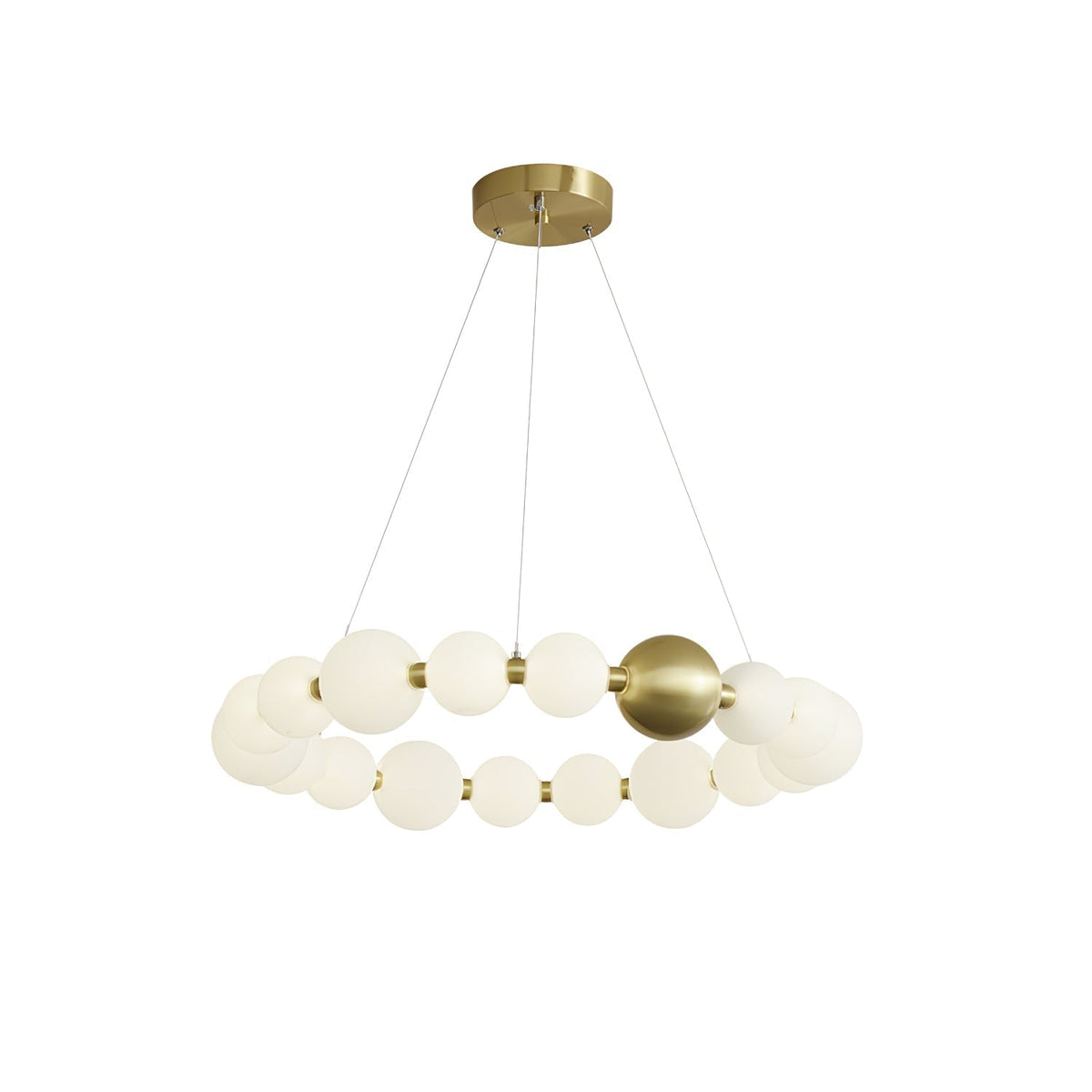 Hevrin elegantie Art Pearls Plastic Kroonluchter