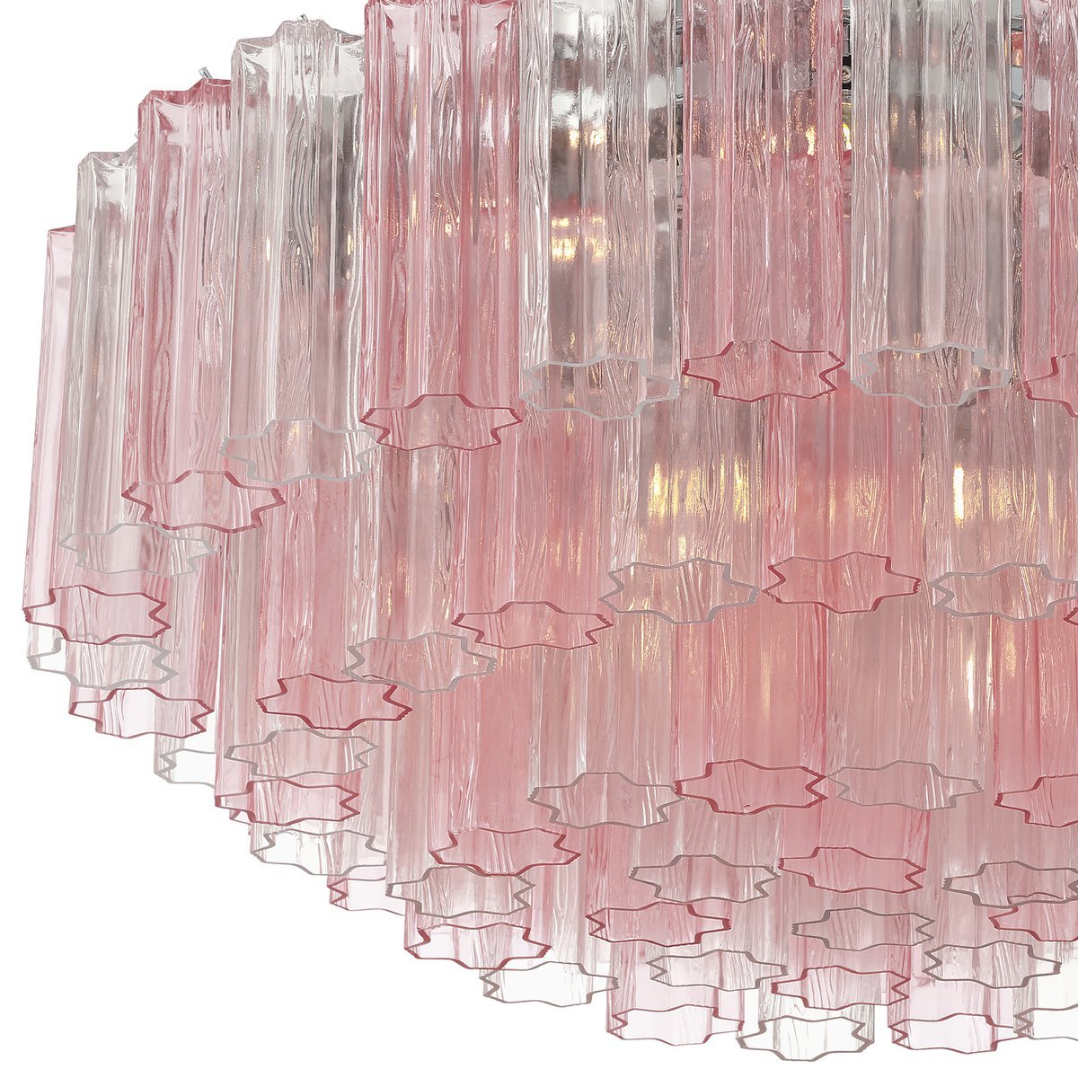 Eiruaya plafondlamp glasbuis gelaagd amber