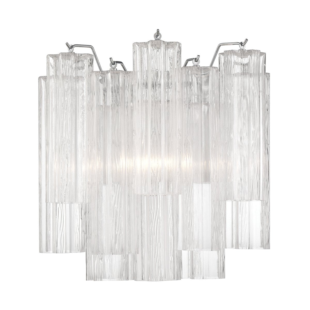 Ravo wandlamp Tronchi Glasbuis Gelaagd Amber Modern