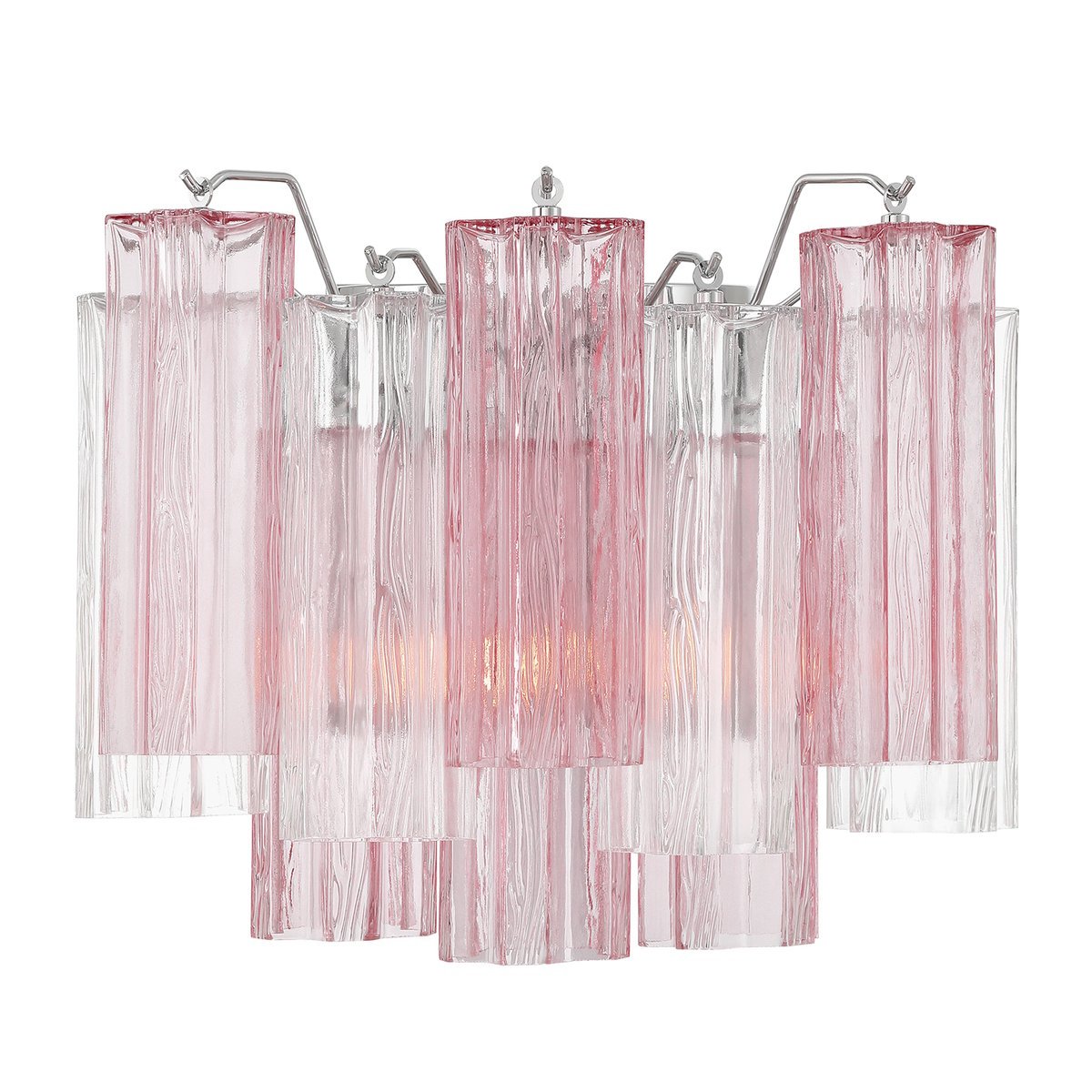 Ravo wandlamp Tronchi Glasbuis Gelaagd Amber Modern