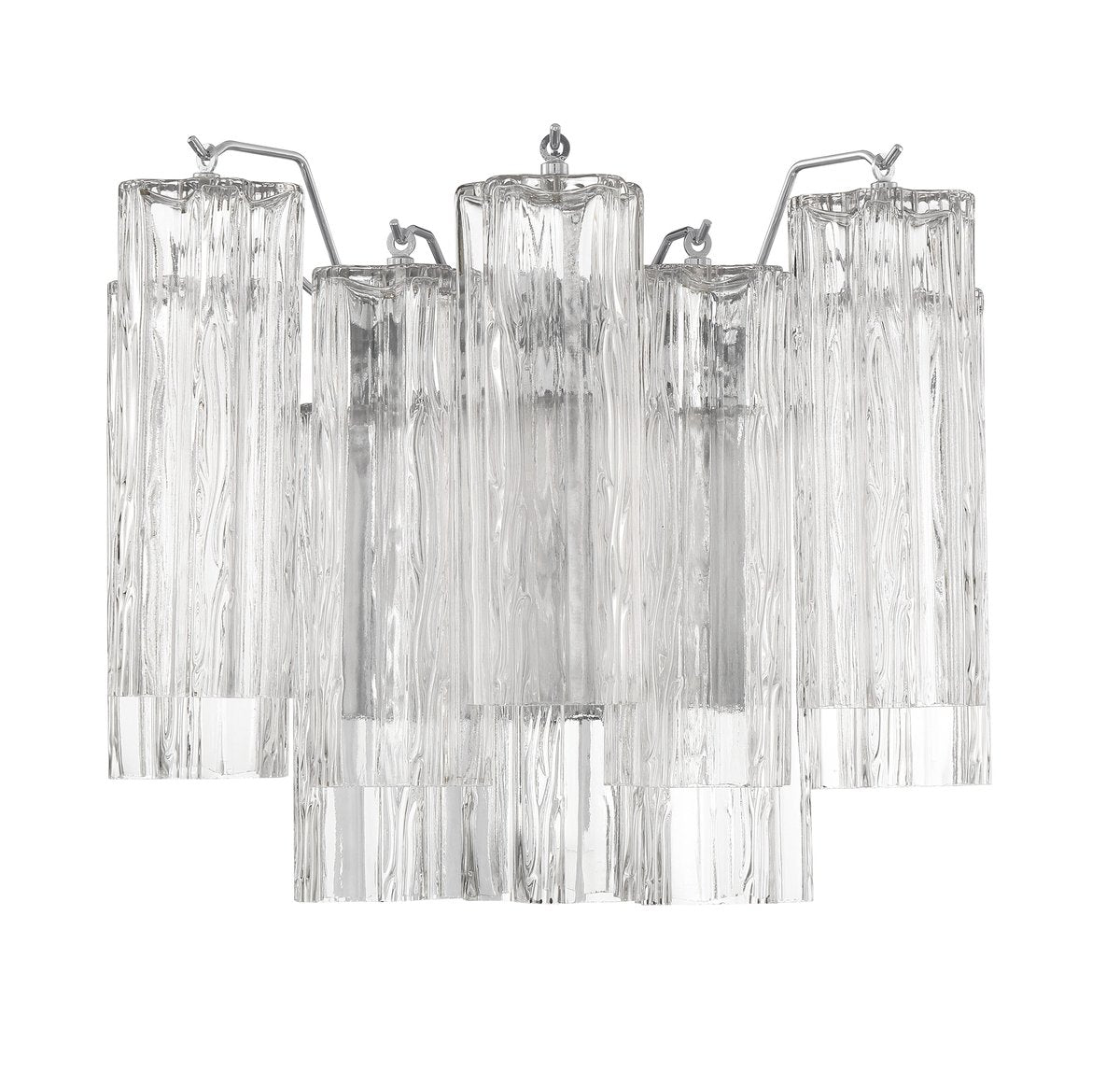 Ravo wandlamp Tronchi Glasbuis Gelaagd Amber Modern
