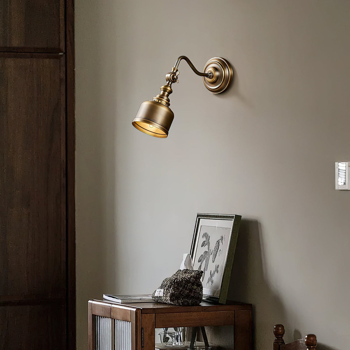 Orelelenne Gooseneck wandlamp