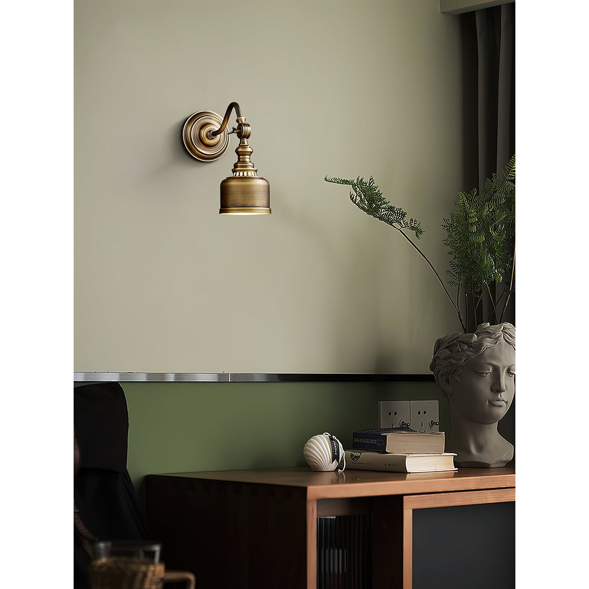 Orelelenne Gooseneck wandlamp