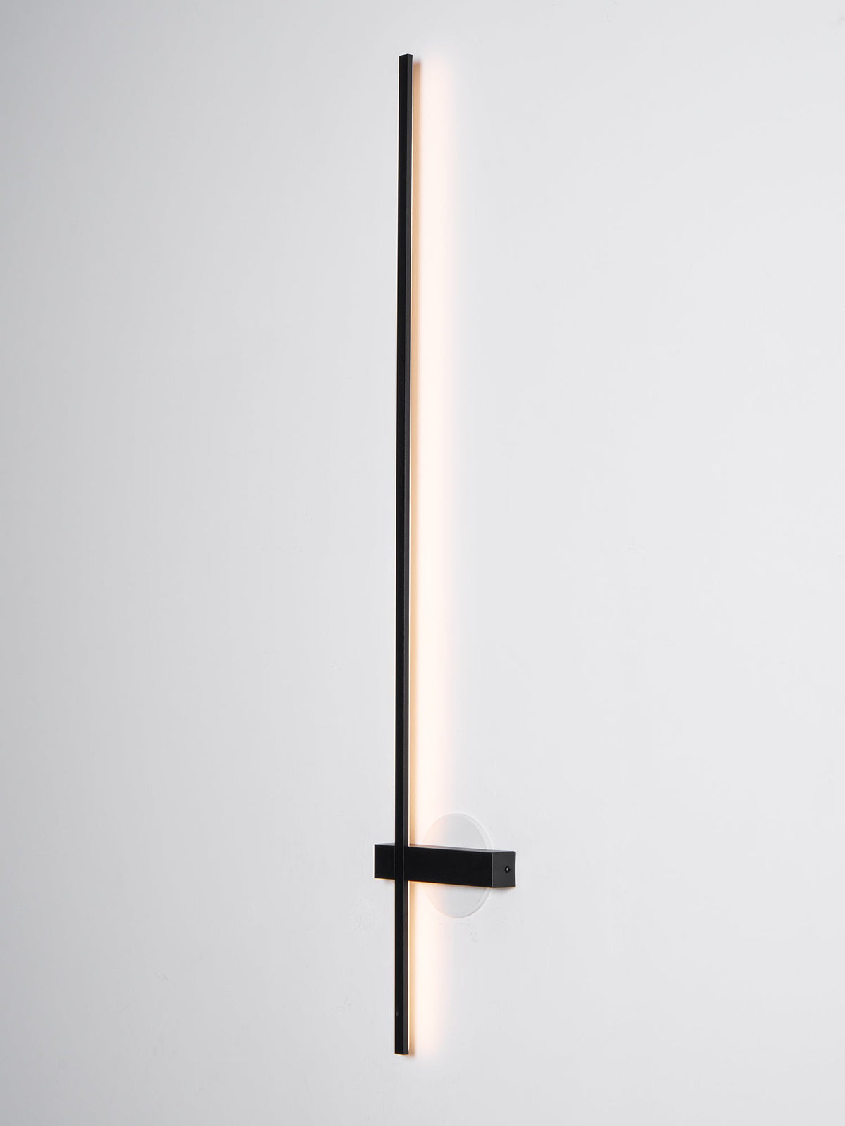 Mesv Lineair Oplaadbaar Zwart Wandlamp