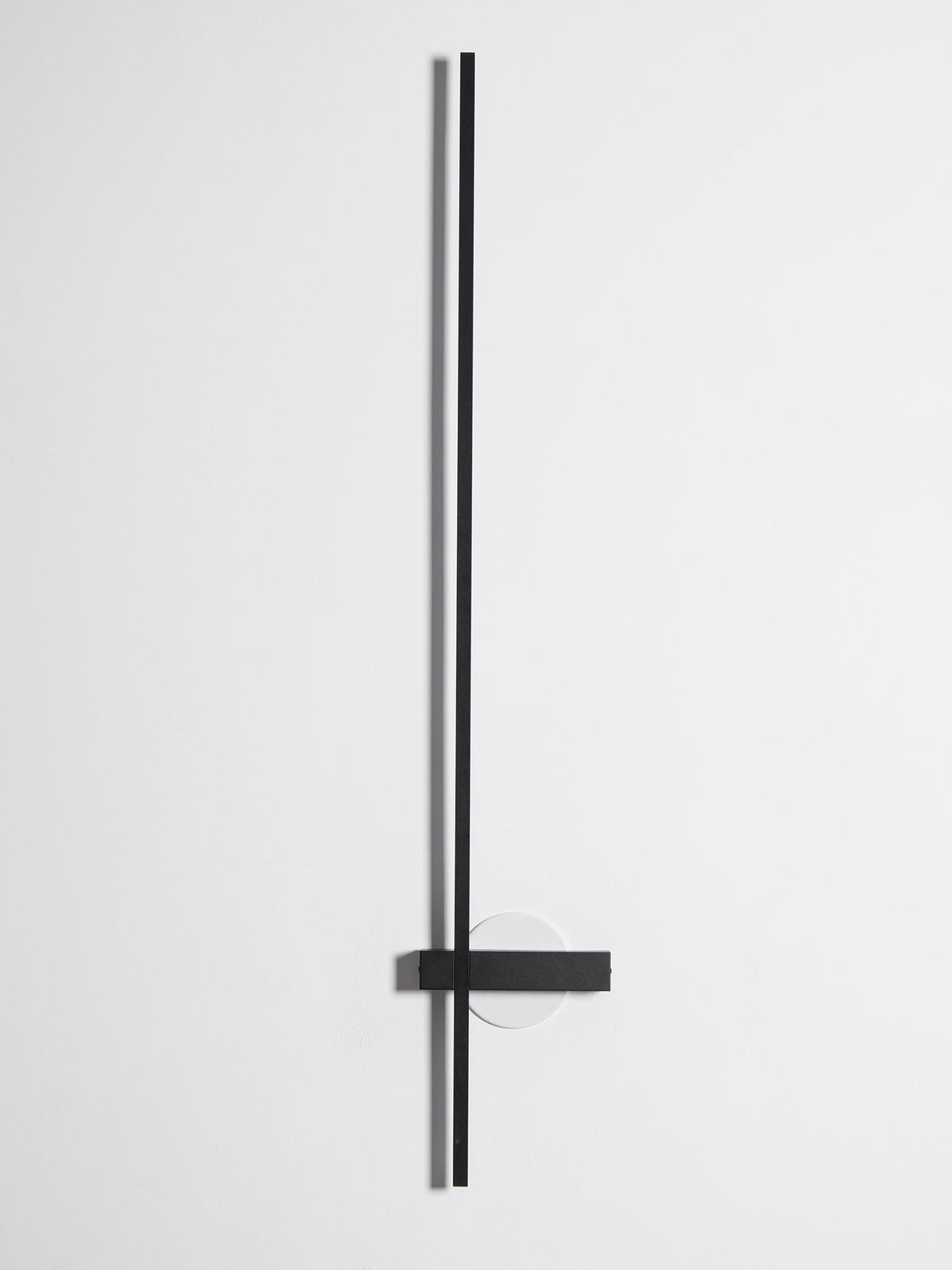 Mesv Lineair Oplaadbaar Zwart Wandlamp
