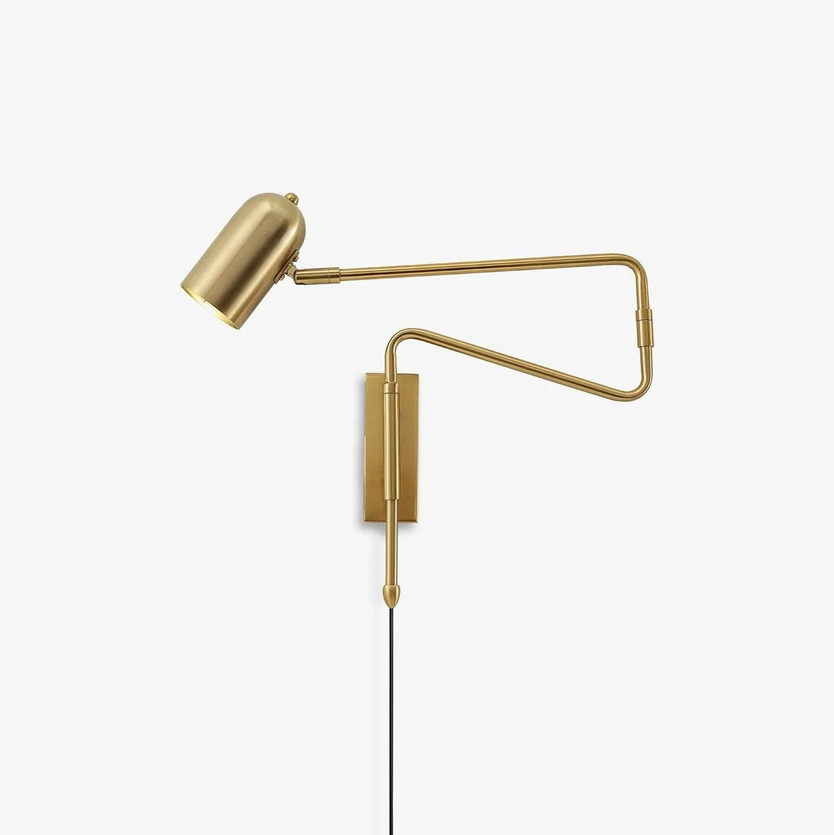 Nox verstelbare arm wandlamp met stekker