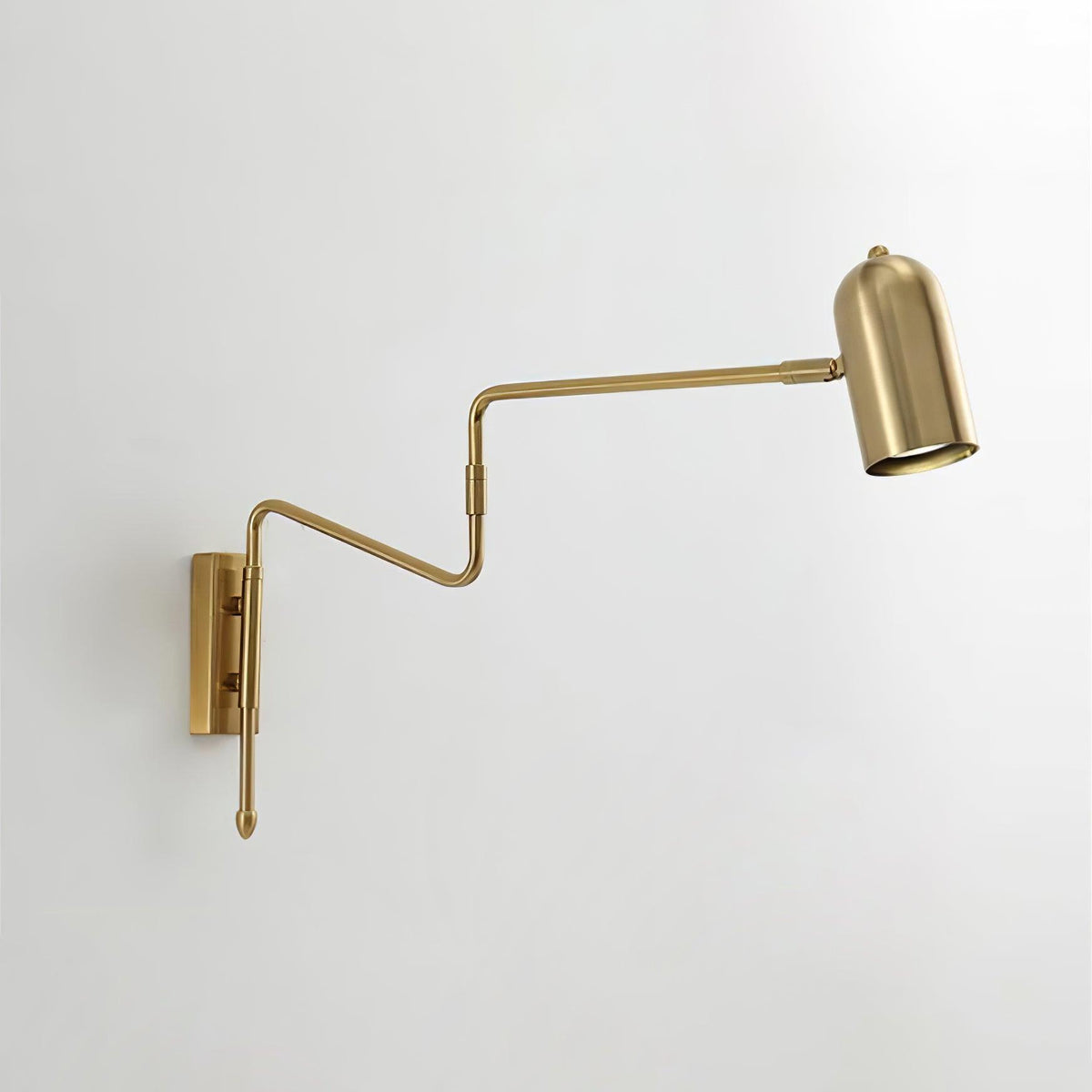 Nox verstelbare arm wandlamp met stekker