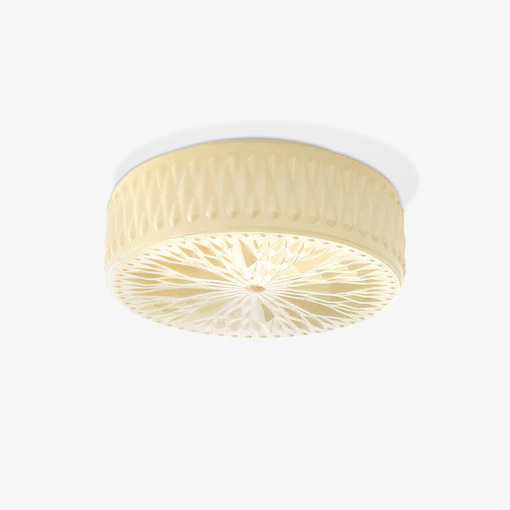 Lioriira plafondlamp glazen kap en acryl moderne maantort
