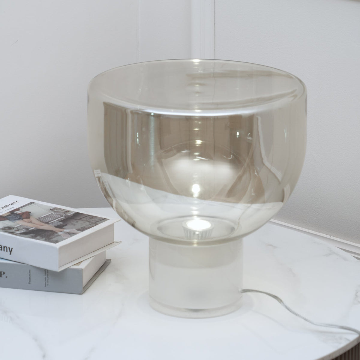 Cavm elegante tafellamp van glas
