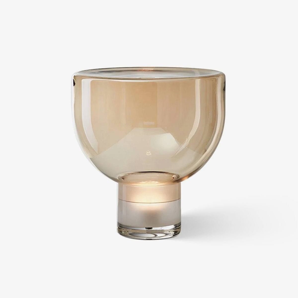 Cavm elegante tafellamp van glas