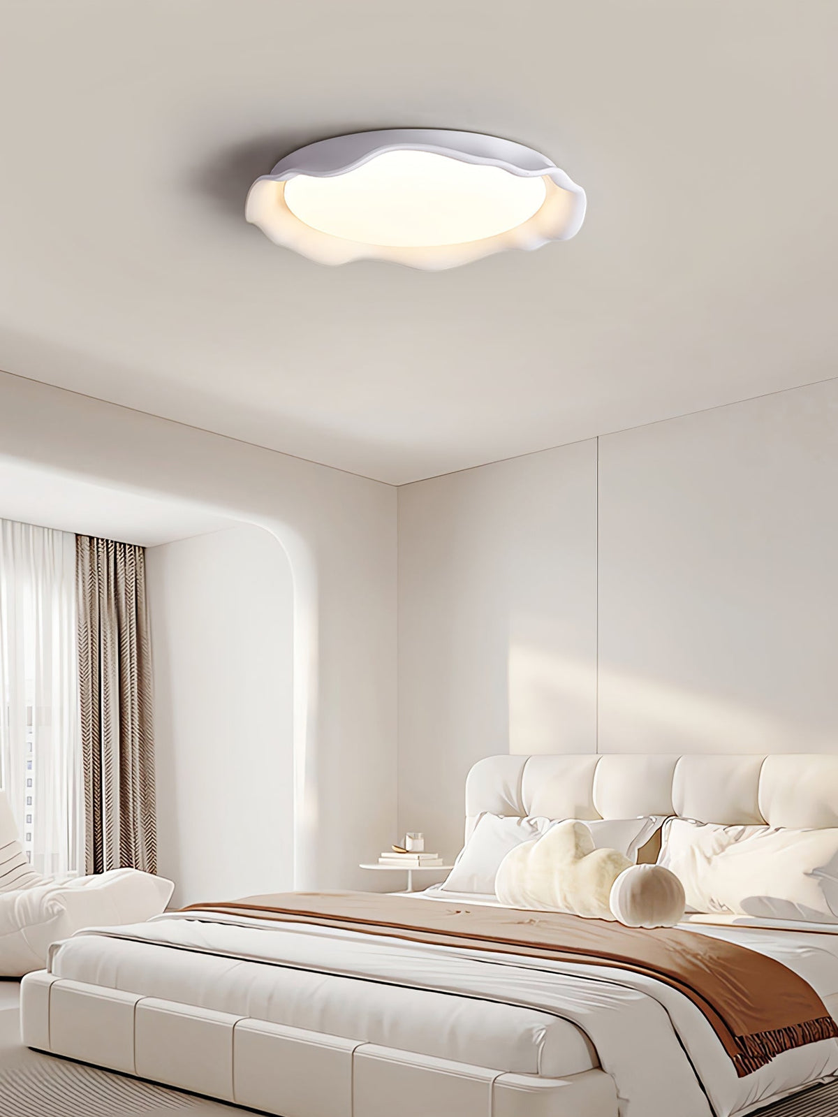 Idoraris moderne minimalistische plafondlamp van microcement