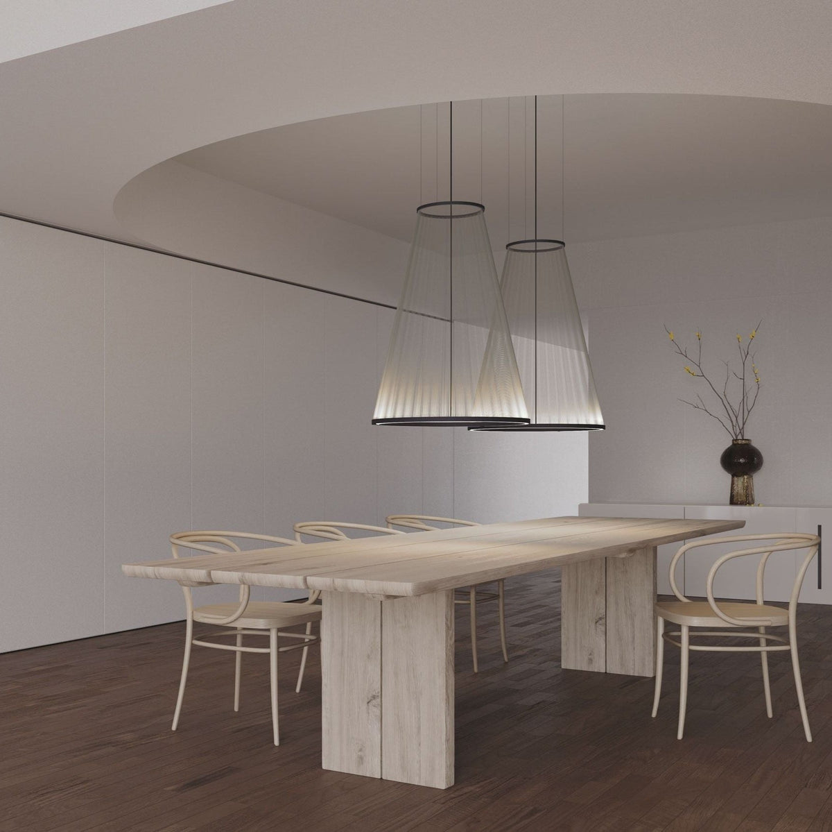 Hyn Minimalistische hanglamp van aluminium