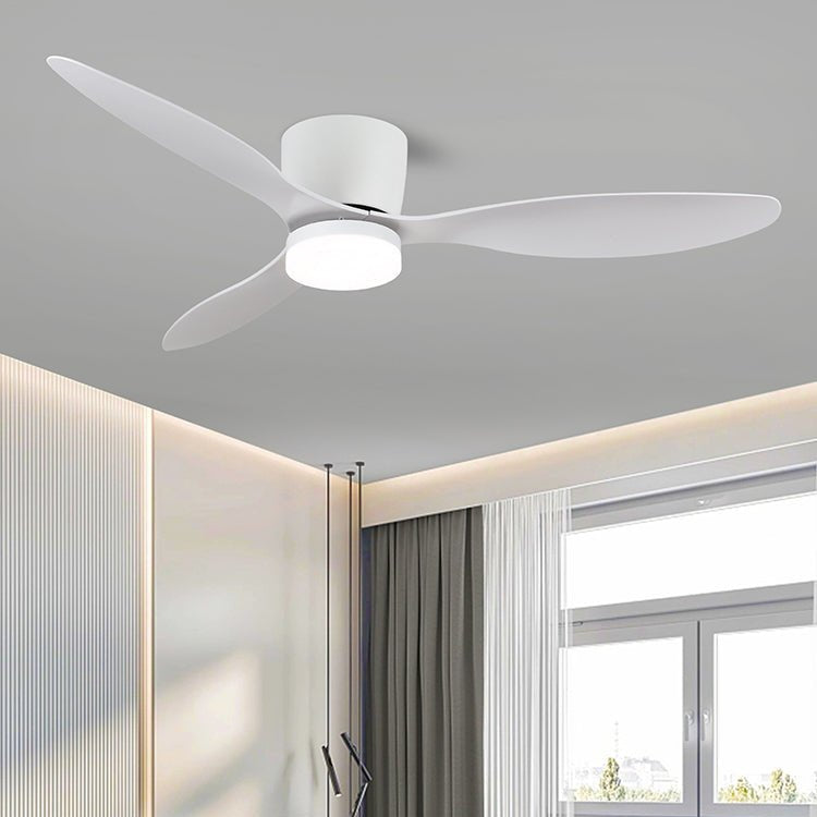 Brinor minimalistisch houten plafondventilator met verlichting