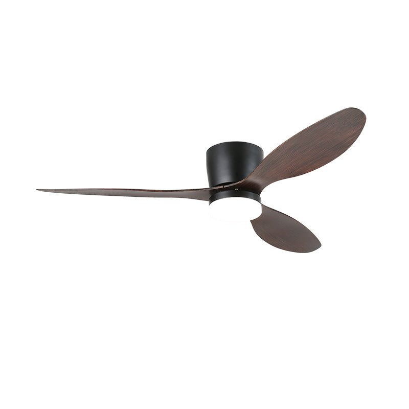Brinor minimalistisch houten plafondventilator met verlichting