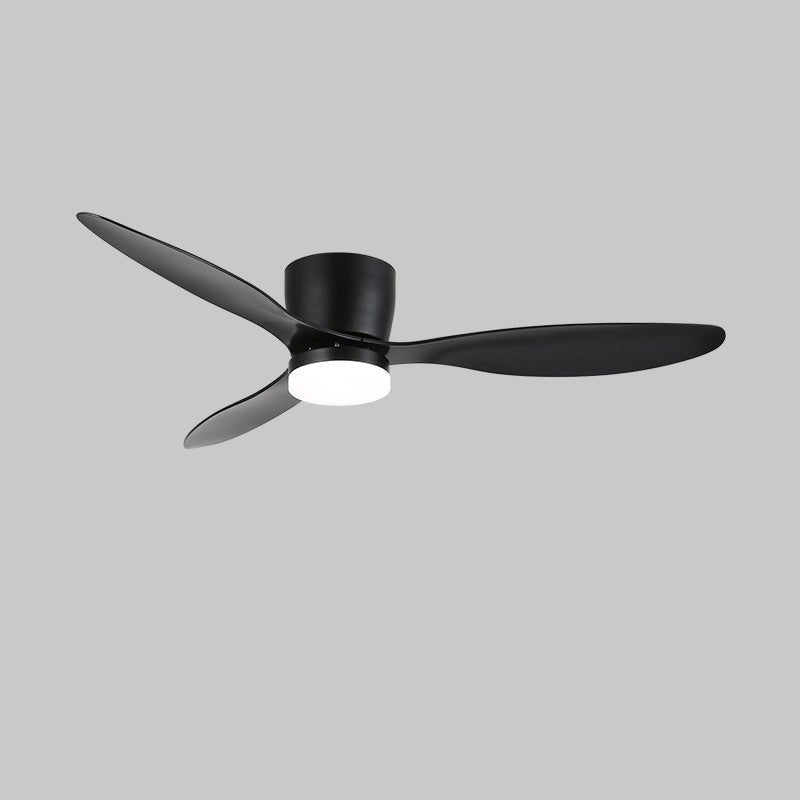 Brinor minimalistisch houten plafondventilator met verlichting