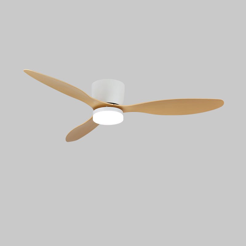 Brinor minimalistisch houten plafondventilator met verlichting