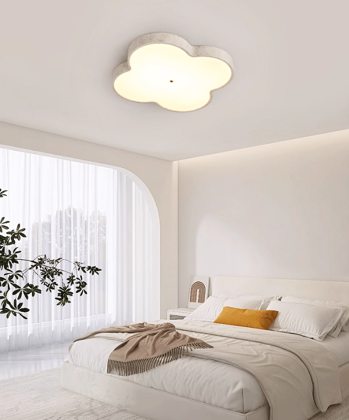 Nuvérin Aethel Cloud travertin plafondlamp