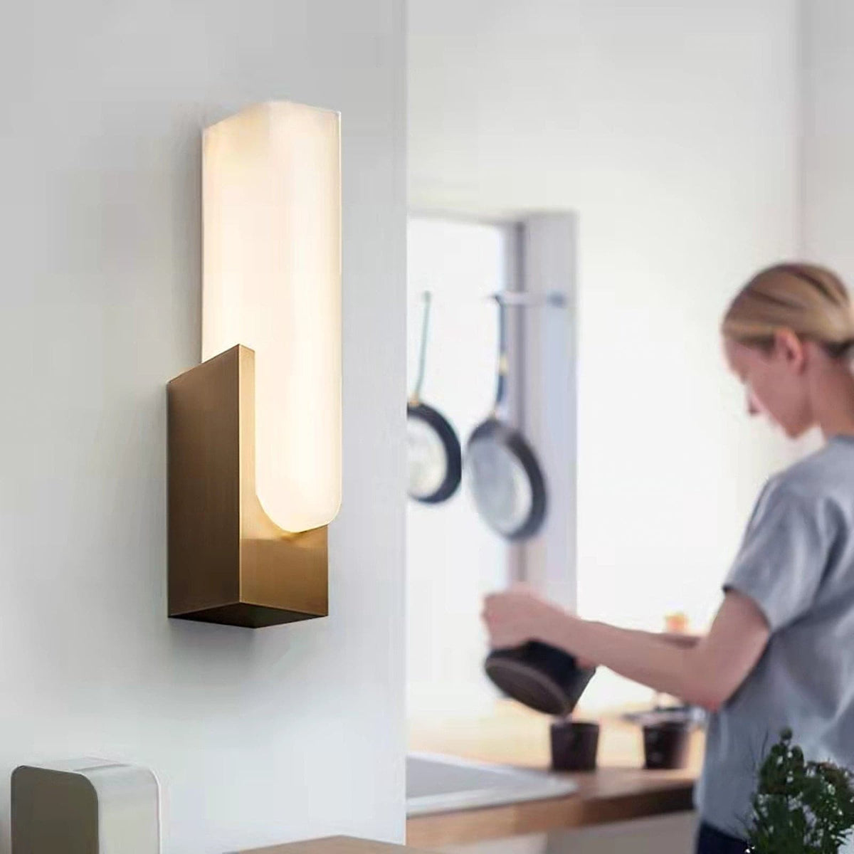 Agatha wandlamp U-vormig met LED