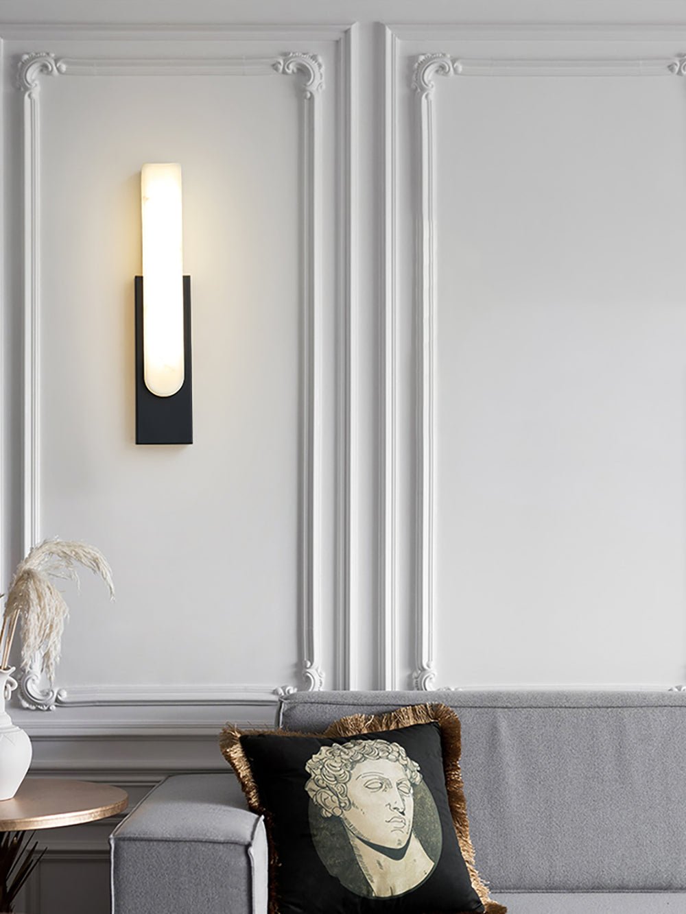 Xaldy wandlamp van albast