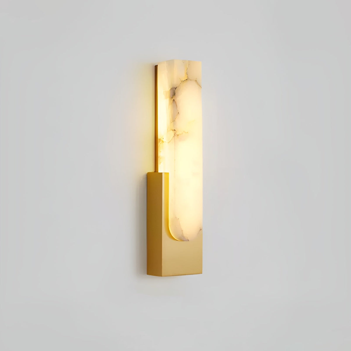 Xaldy wandlamp van albast