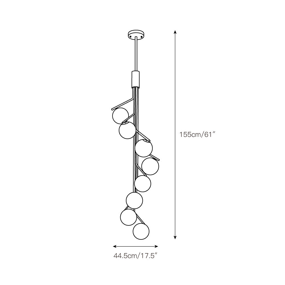 Ageet Moderne minimalistische hanglamp van glas