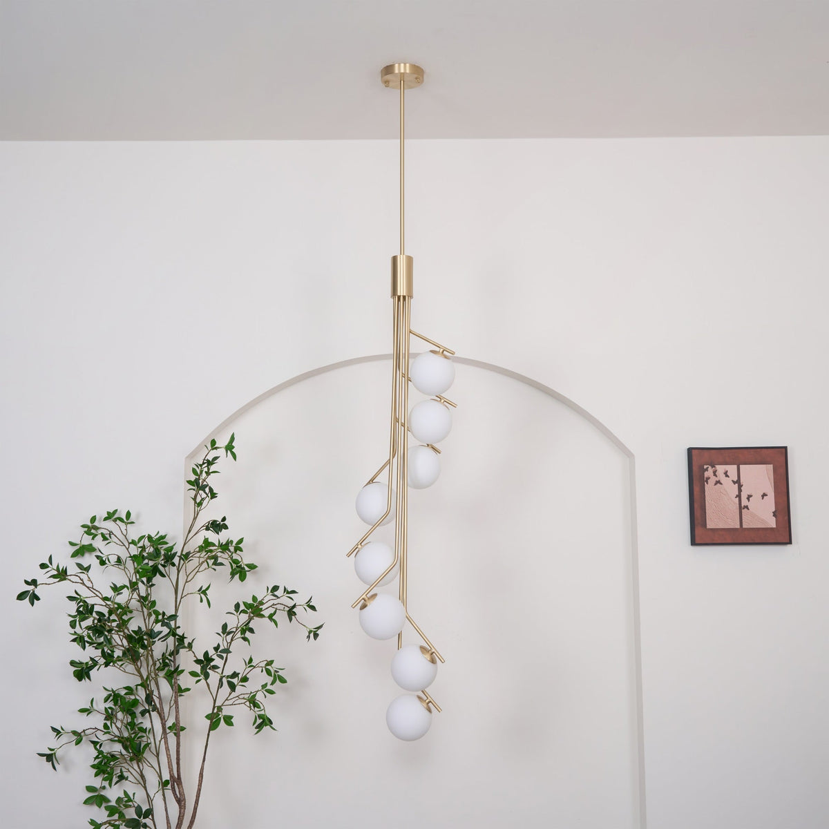 Ageet Moderne minimalistische hanglamp van glas